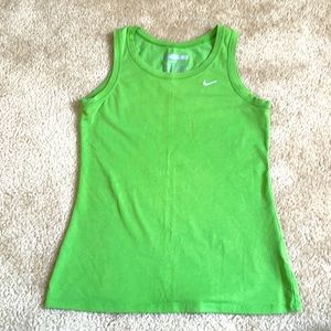 Green Nike tank